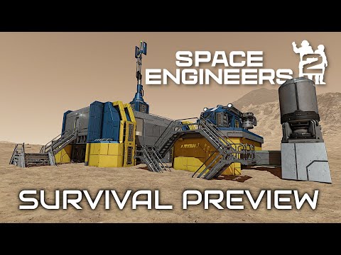 Space Engineers: 2 Planets & Survival FIRST LOOK | Core Foundations are FAST!