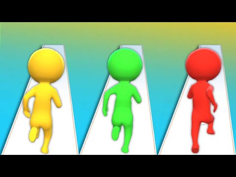 SICE UP vs GIANT RUSH vs COLOR RUN STICKMAN 3D - Triple Gameplay