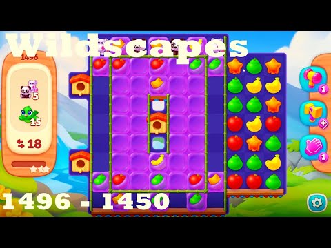Wildscapes Level 1496 - 1500 HD Walkthrough | 3 - match game | gameplay | android | ios | pc | app