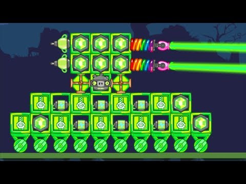 Bad Piggies - SILLY GREEN TANK INTERESTING GREEN INVENTIONS!