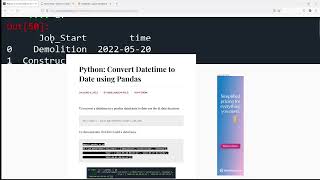 Python: Convert datetime to date using pandas