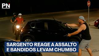 Assaltante tenta atacar mas é surpreendido por policial que estava no local