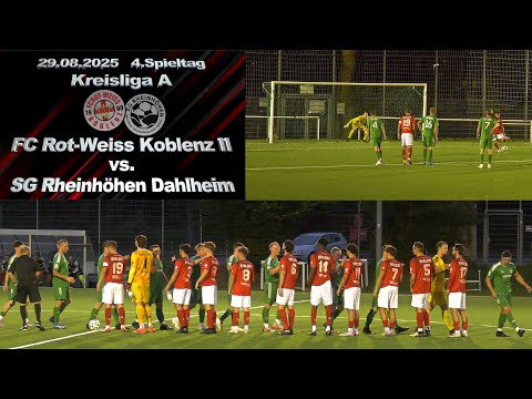Kreisliga A: FC Rot-Weiss Koblenz II vs. SG Rheinhöhen Dahlheim
