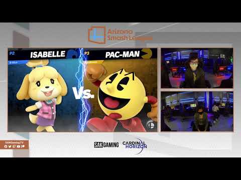 AZSL Top 8 Loser Top 8 - B-Rice (Isabelle) vs RaveRemix (Pac-Man)