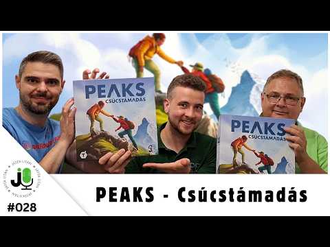 JátékUtán #028 - PEAKS – Csúcstámadás | Hegymászás a világ körül - JátékUtán