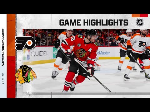 Flyers @ Blackhawks 4/25 | NHL Highlights 2022