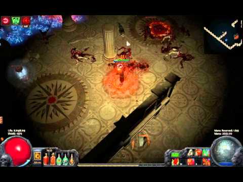 IW Bladefall VS Double Residence boss (vuln, added cold, ele relfect)