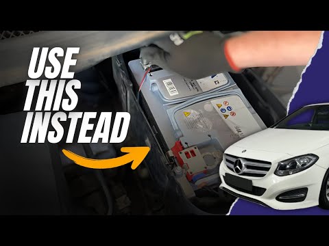 Mercedes Benz B Class W246 Main Battery Replacement + Auxiliary battery location