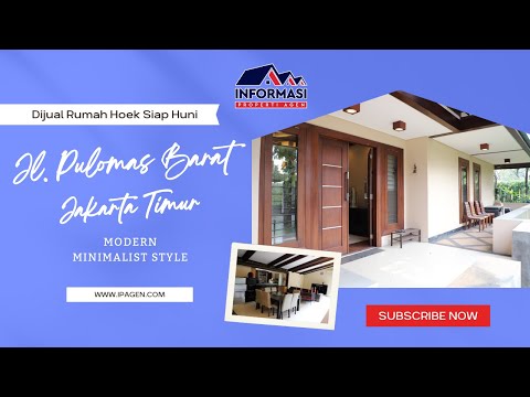Rumah pulomas barat bagus lt.545 lb.350