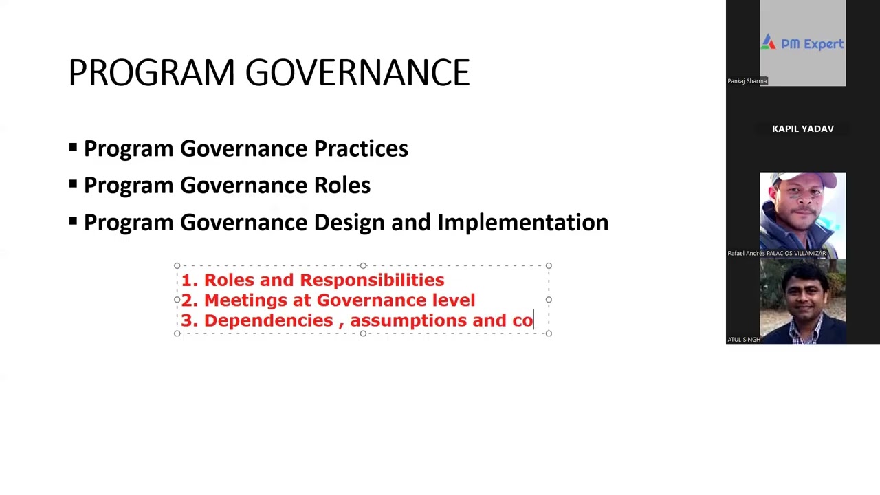 Program Governance Masterclass: Live Recording