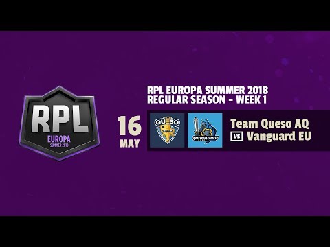 TEAM QUESO AQ vs VANGUARD EU - RPL EUROPA SUMMER 2018 - JORNADA 1 | CLASH ROYALE | REVOL AIMAR |