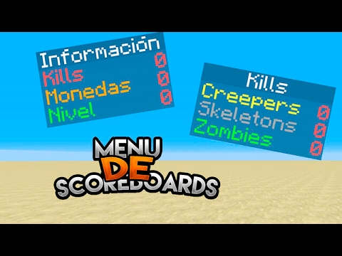 Menú de SCOREBOARDS profesional y fácil | MiniTuto [Ep.108]