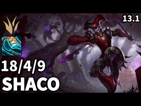Shaco Jungle vs Evelynn - EUW Master | Patch 13.1