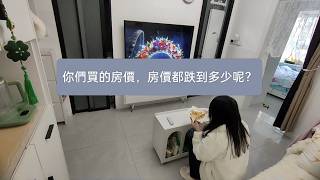 你們買的房價，房價都跌到多少呢？#日常vlog #買房#人生經驗#alone liveing#food #貓咪日常 #美食分享日常 #人生感悟