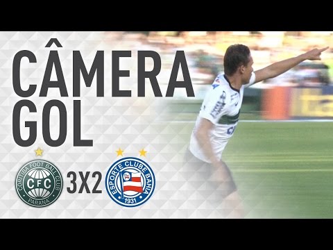 Câmera Gol - Coritiba 3 x 2 Bahia