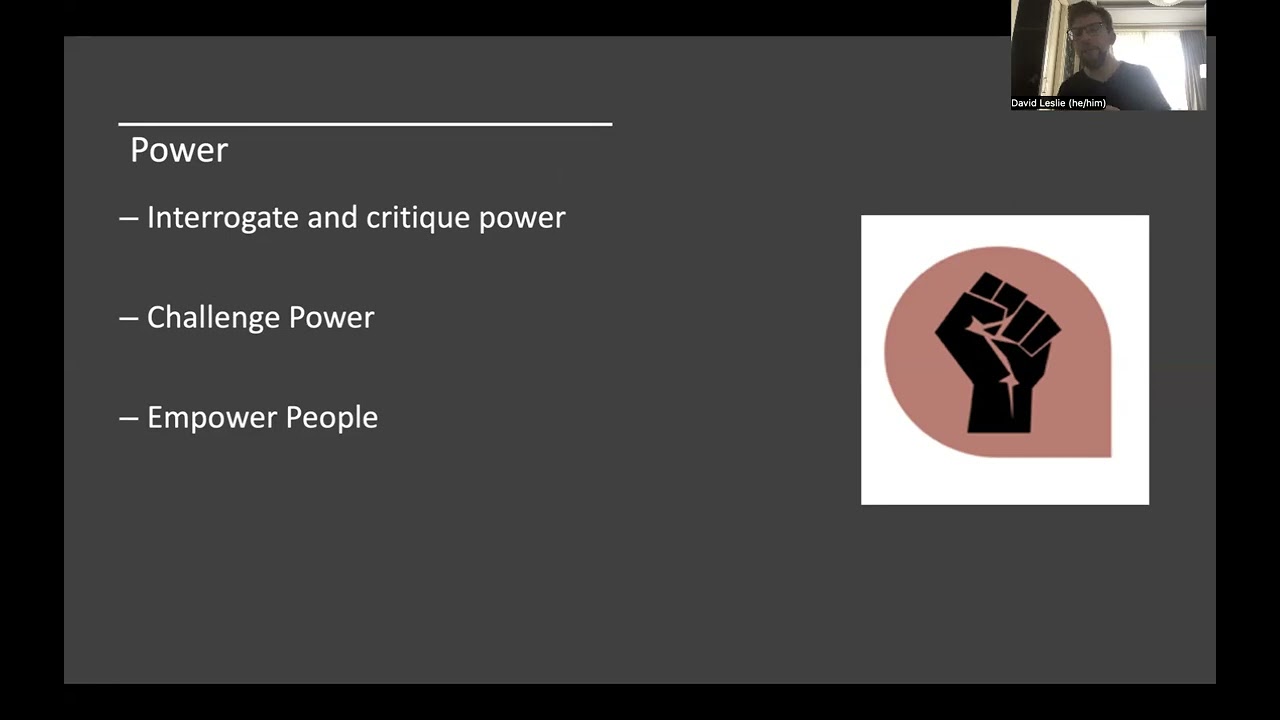 David Leslie - Advancing Data Justice Research and Practice