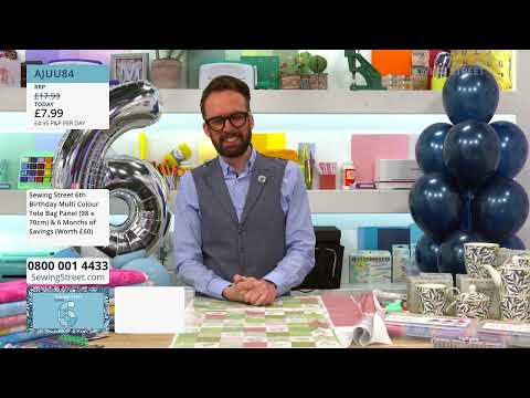 17/02/2026 - SewingStreet's Birthday Live with Vicki Carroll, Debbie Shore & Sandi Millichip