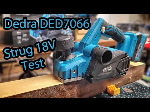 Dedra Akumuliatoriniai obliai 82 mm 18V video