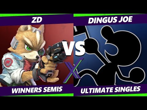 Smash Ultimate Tournament - ZD (Fox) Vs. Dingus Joe (Game & Watch) - S@X 301 SSBU Winners Semis