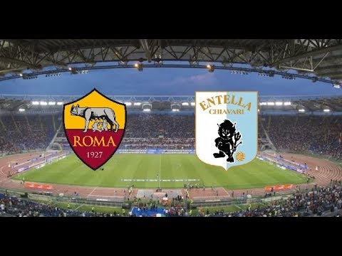 roma - virtus entella 4-0 highlights all goals schick - marcano - pastore - coppa italia 14/01/2019
