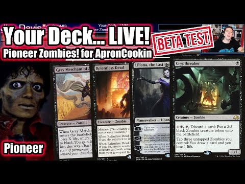 Your Deck... LIVE! Pioneer Zombies! for ApronCookin - Let's Eat Some Brains