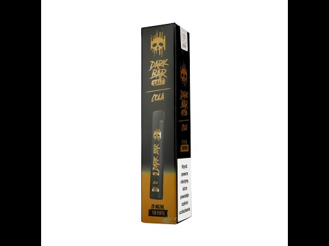 VAPE HEAVEN: Nowość e-papieros DARK BAR Salt Cola