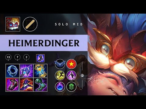Heimerdinger Mid vs Mel - VN Diamond Patch 26.01