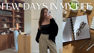 productive days at home | new bookcase reveal & planner refresh!