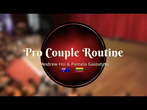 Savoy Cup 2019 - Pro Couple Routine - Andrew Hsi & Pamela Gaizutyte