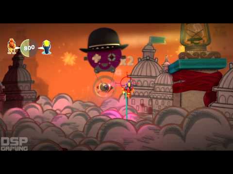 Little Big Planet 3 co-op pt29 - Laser Sniping Challenge