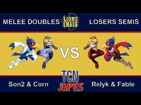 TCNJapes 2 SSBM Doubles - Son2/Corn vs. Fable/Relyk - Losers Semis