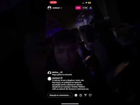 Ravisval live scurt pe Instagram(08.09.2023)