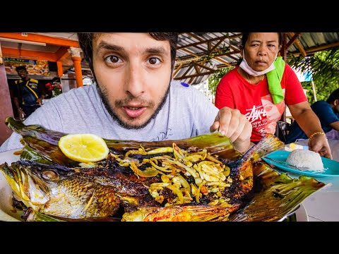 AMAZING Grilled Fish in Malaysia! 🇲🇾 IKAN BAKAR