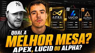 Qual a MELHOR MESA de Futuros? APEX, Lucid ou Alpha?