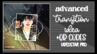 TRANSITION IDEA - advanced cuboid photo spin + qr codes (overlays in description) | videostar