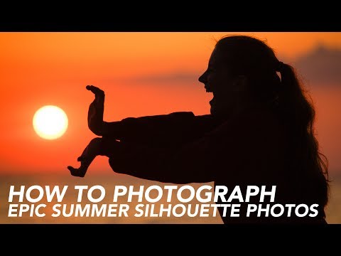 HOW TO PHOTOGRAPH SILHOUETTE SUNSET PHOTOS