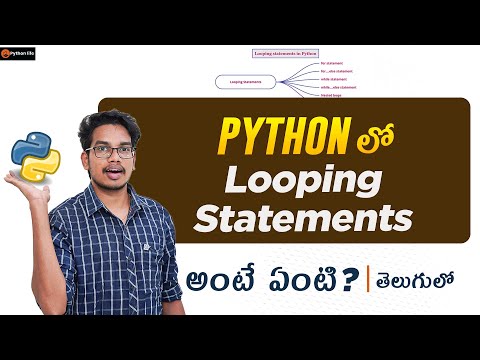 For Loop Looping Statements In Python Python Tutorial For Beginners Telugu