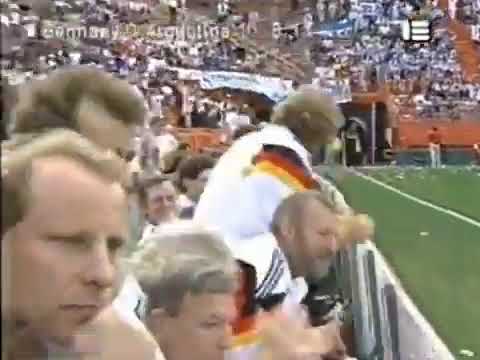 Amistoso 1993: Argentina 2-1 Alemania (15/12/1993). Narración en español.