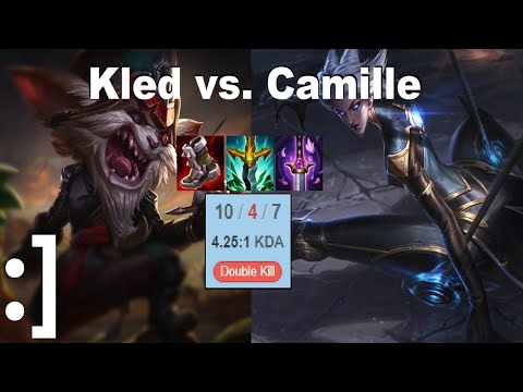 Kled vs. Camille - STRUGGLING against the Kled counter :[ (Stream highlight)