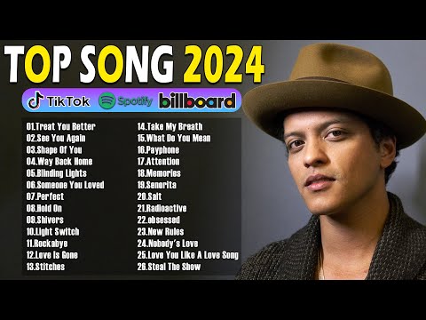 Bruno Mars, Adele, The Weeknd, Dua Lipa, Ed Sheeran, Maroon 5, Rihanna 💖 Billboard Top 50 This Week