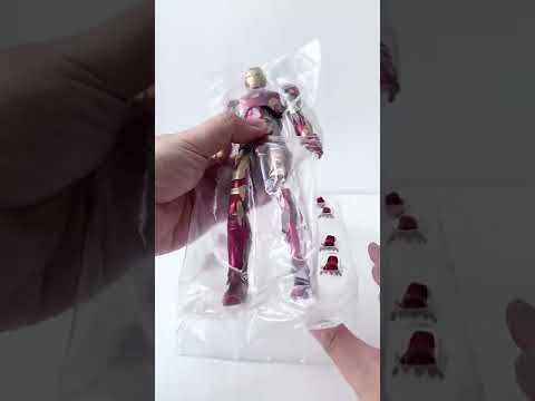 #shorts #asmr Unboxing threezero DLX Iron Man MK43 Infinity SAGA