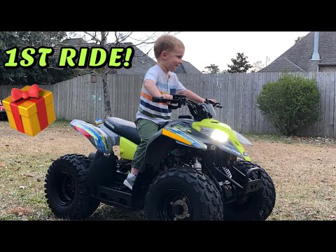 Polaris Outlaw 50cc ATV ~ 3 Jahre alt ~ Grants große Weihnachtsüberraschung! ~