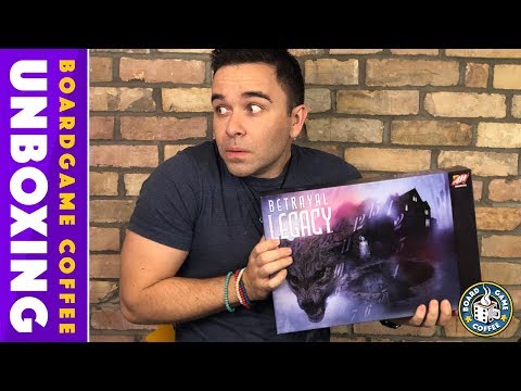 Betrayal Legacy Unboxing (No Spoilers) with Board Game Coffee