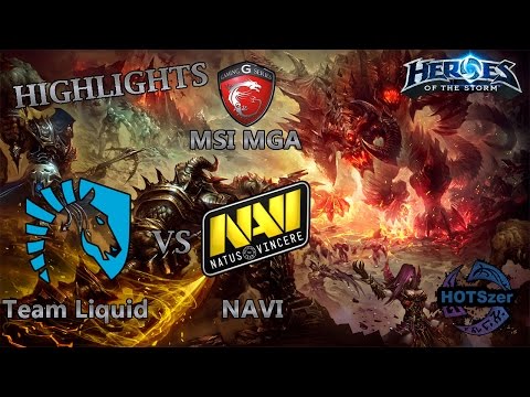 Heroes of the Storm | Team Liquid vs NA'VI | MSI | MSI MGA |  EU Finals | Highlights