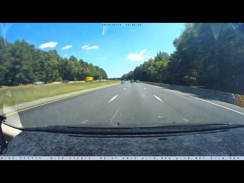 North Carolina State Owned vehicle caught speeding PK-8523