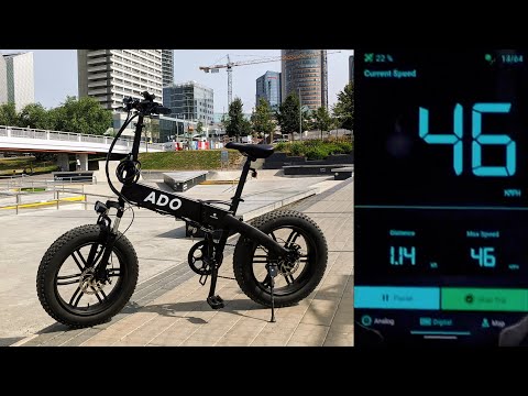 ADO A20F bike TOP SPEED Test + How to Increase max speed Guide