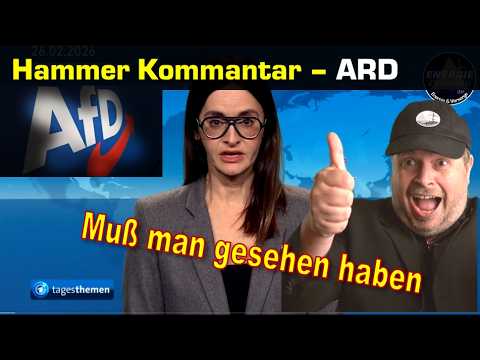 ARD Hammerkommentar - Verfassungsschutz verliert gegen AFD