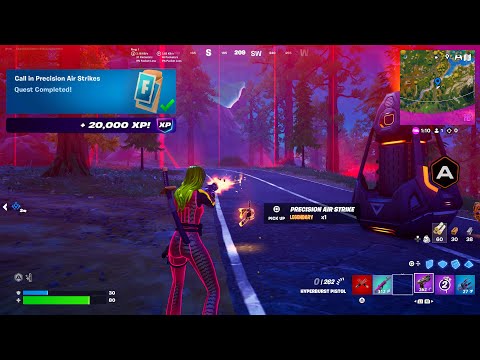 Fortnite - Call In Precision Air Strikes (WEEK 5 Quests Challenges)