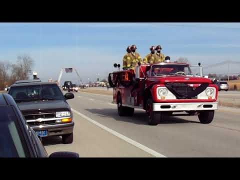 Funeral Procession for Zoneton, Kentucky Fire District Chief Rob Orkies- 12/18/2020