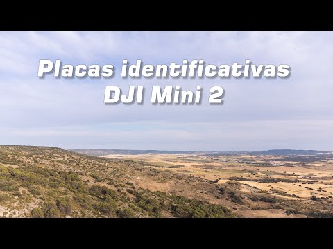 ðŸš� Placas identificativas de drones DJI Mini 2 2021